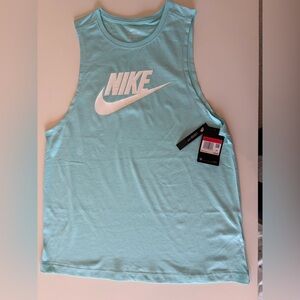 Women’s Nike Dri-FIT Turquoise Sleeveless Top Tank NWT